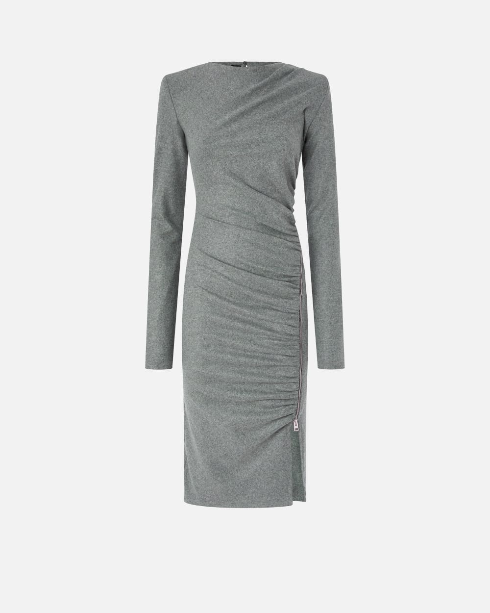 Pinko Vestito midi aderente con drappeggio Almundena