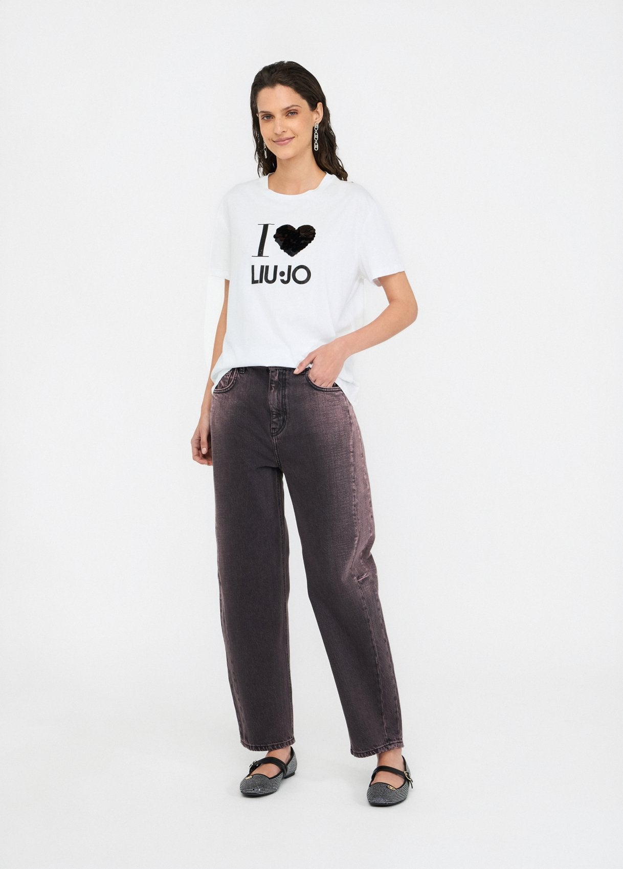 Liu Jo T-shirt con applicazioni