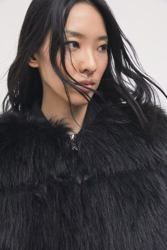 Patrizia Pepe Giubbotto bomber fluffy