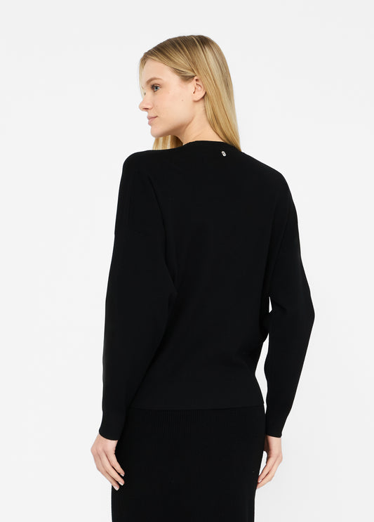 Liu Jo Maglia con castoni gioiello nero