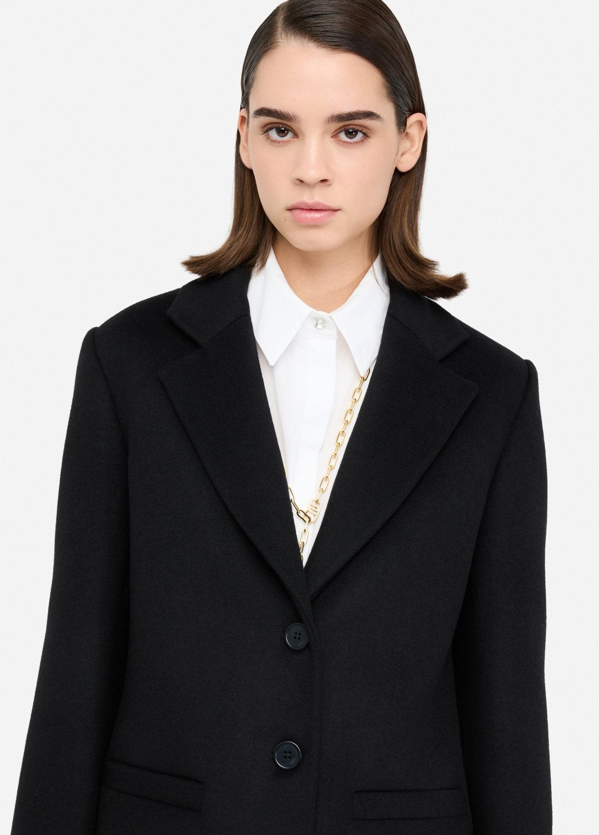 Liu Jo Cappotto in lana nero