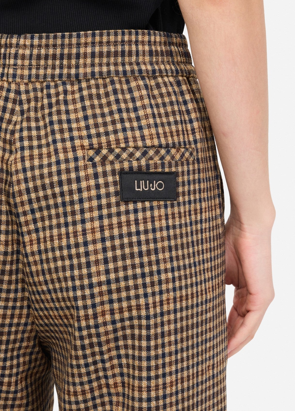 Liu Jo Pantaloni flare a quadretti