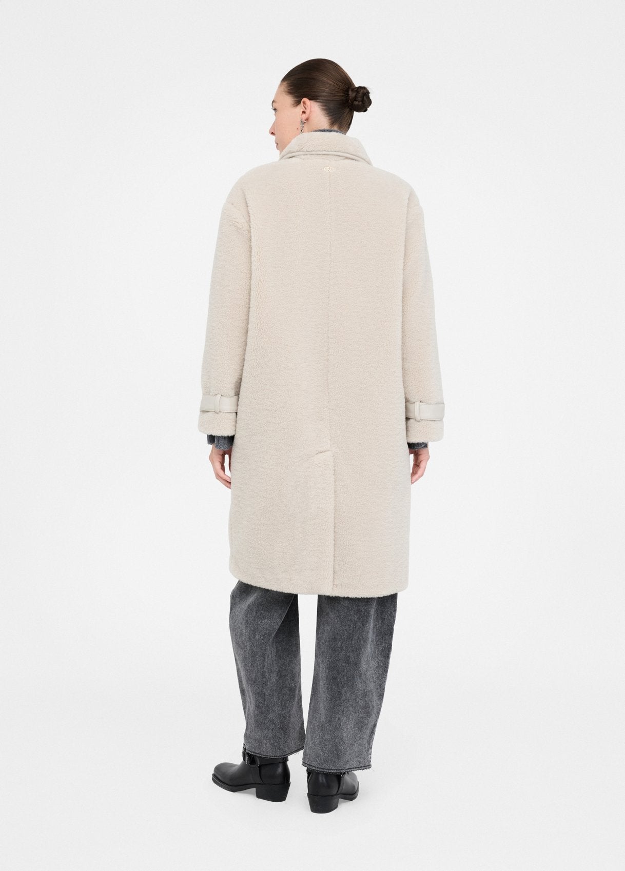 Liu Jo Cappotto in tessuto teddy