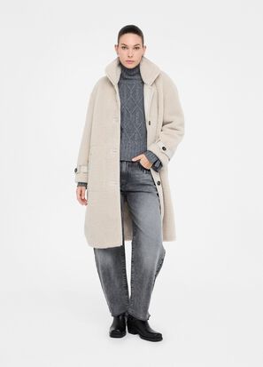 Liu Jo Cappotto in tessuto teddy