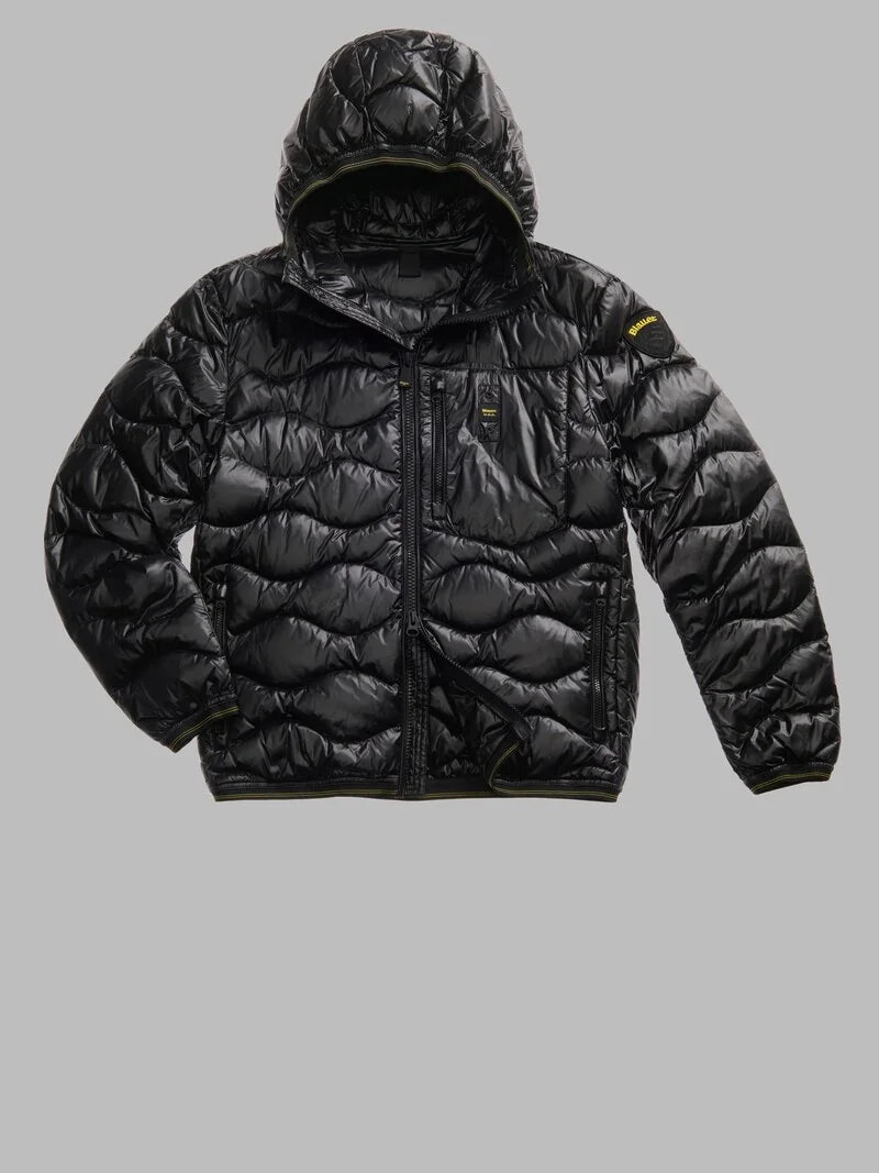 Blauer PIUMINO AD ONDE WAVE nero