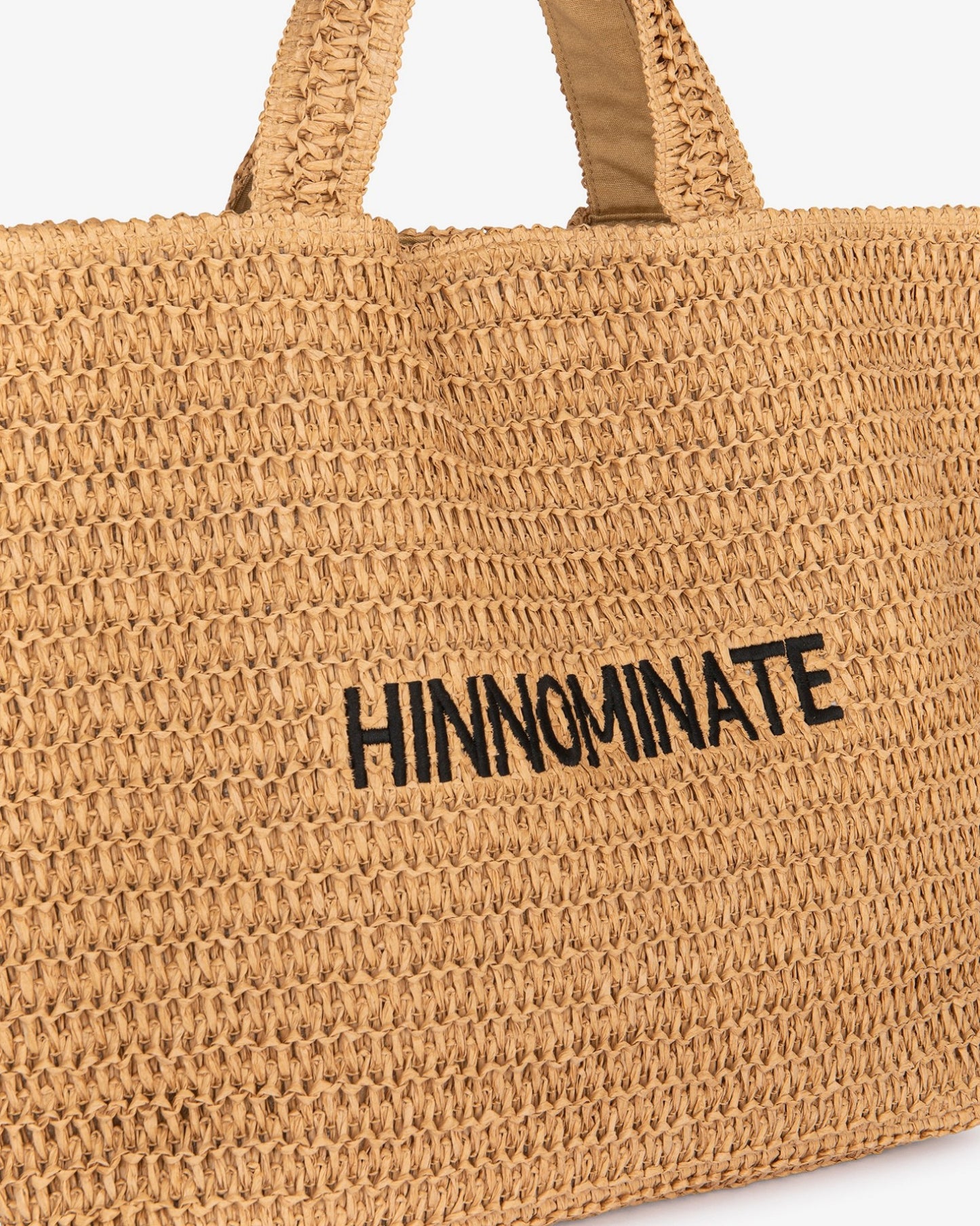 Hinnominate Borsa In Rafia Grande • Naturale HINNOMINATE