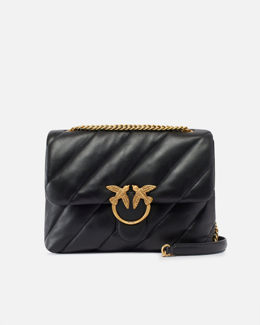 Pinko Big Love Bag Puff Maxi Quilt nero