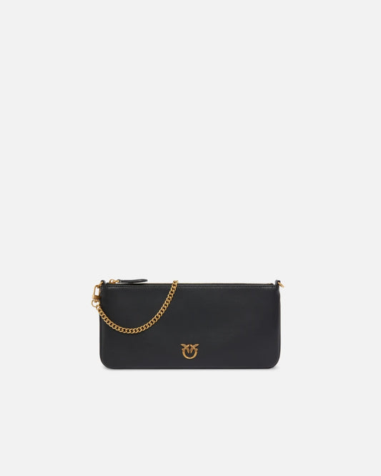 Pinko Horizontal Flat Bag in pelle Horizontal