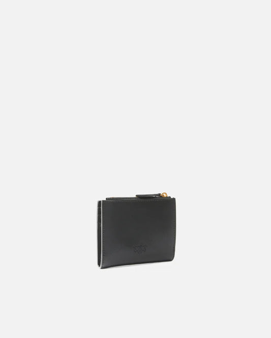 Pinko Portafoglio piccolo in pelle liscia con logo Multi