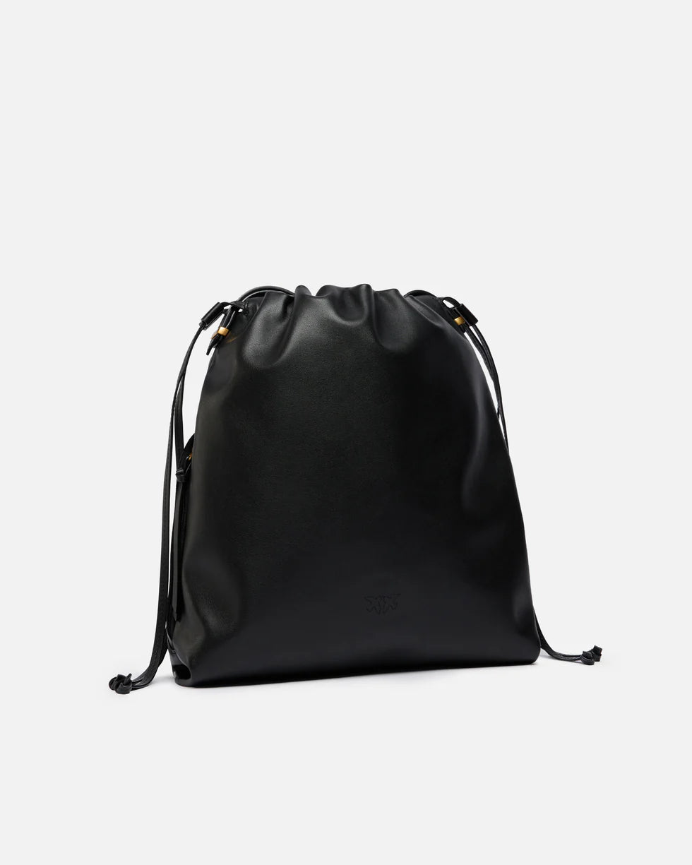 Pinko Borsa a spalla media Slouchy Bag verticale in pelle