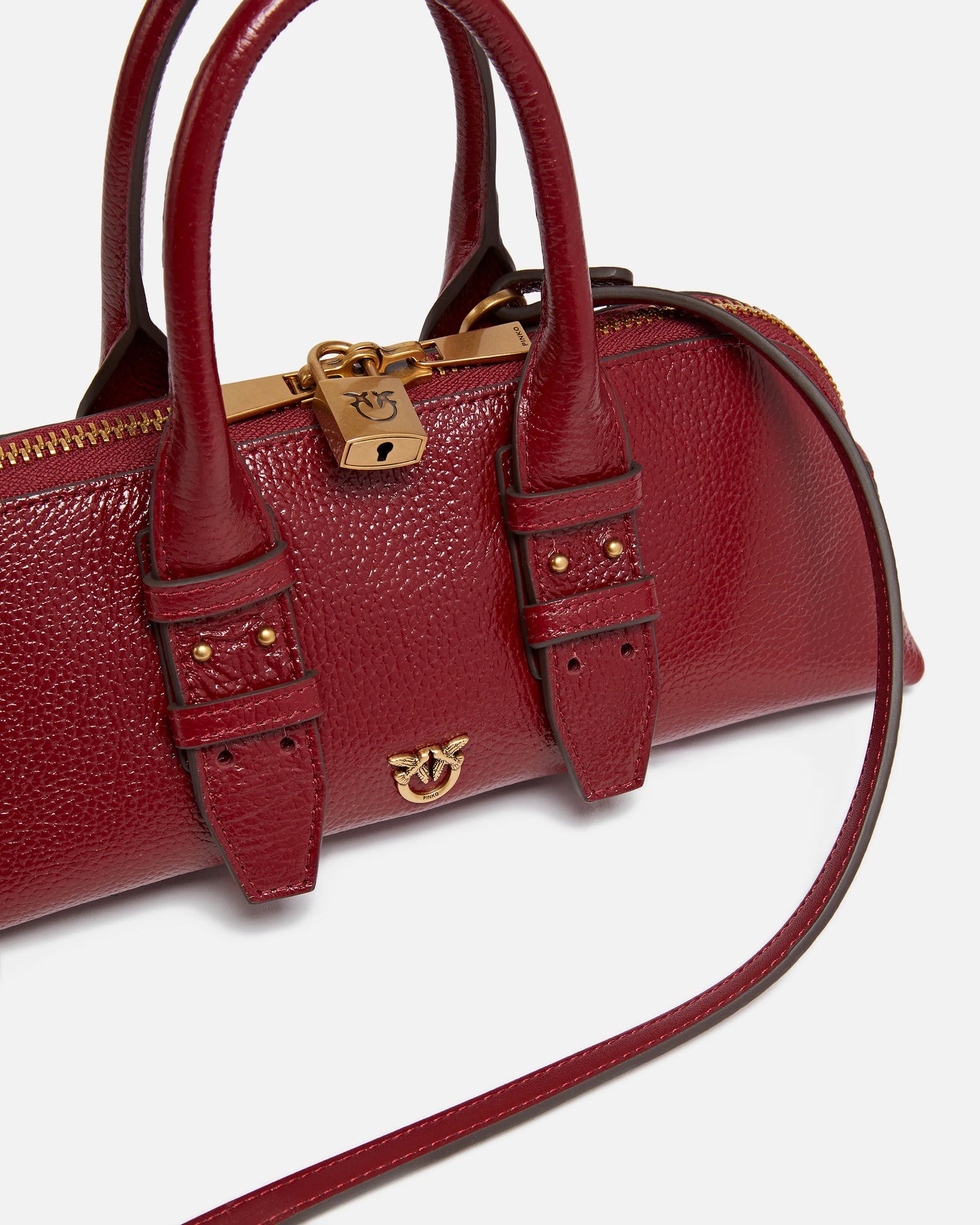 Pinko Borsa piccola a mano Escape Bag Horizontal in pelle bottalata