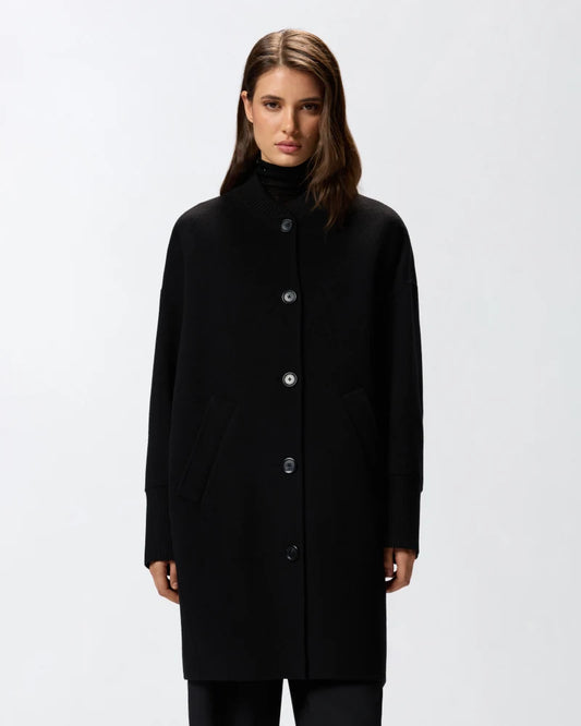 Pinko Cappotto lungo in panno double Certosa