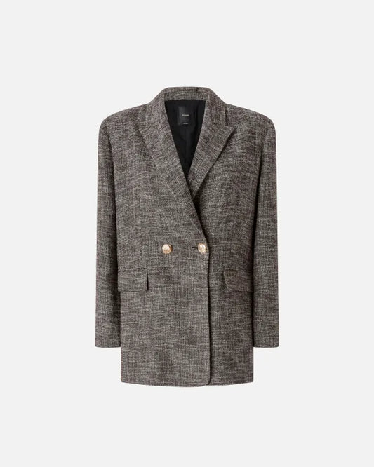 Pinko Blazer doppiopetto in flanella Gnocchetto