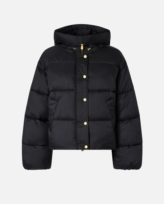 Pinko Piumino con cappuccio in tela tecnica Impasto