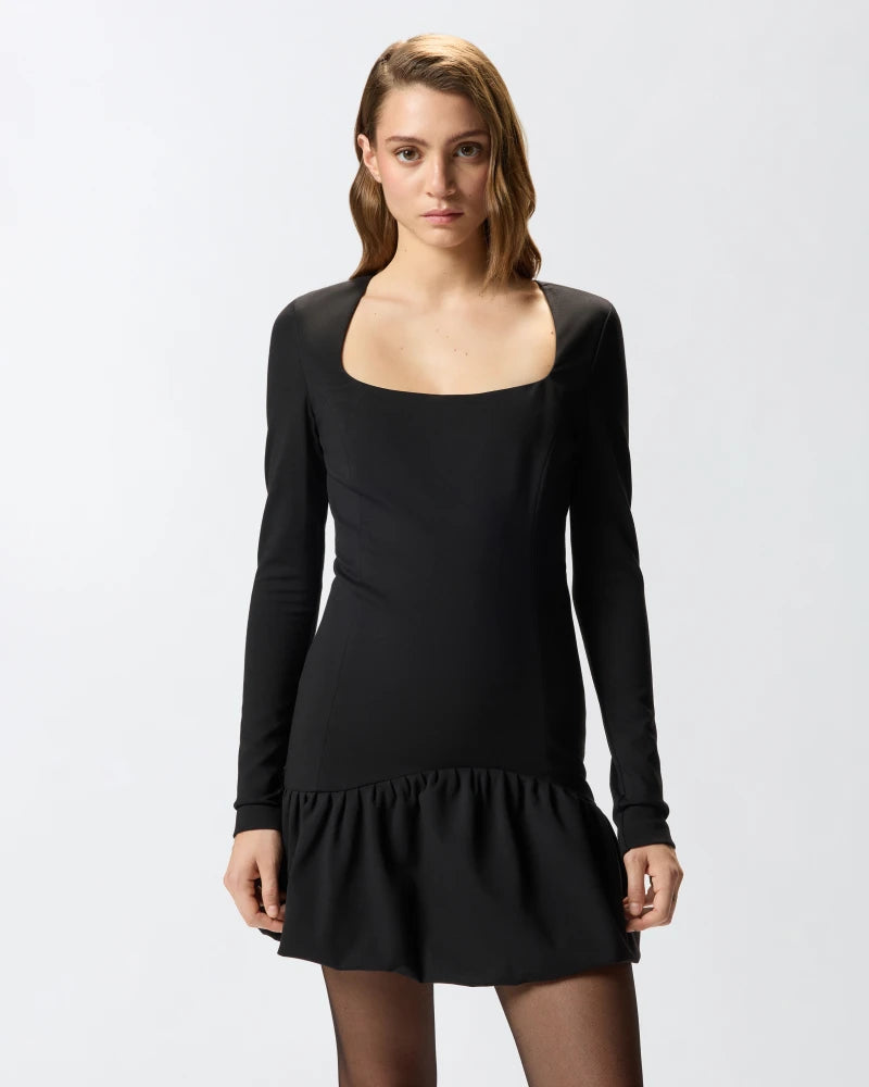 Pinko Mini abito con scollo squadrato Acetosella