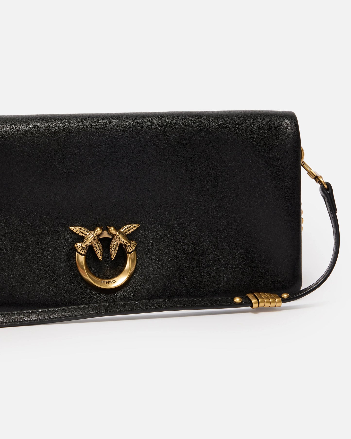 Pinko Pochette a tracolla media Love Bag Click Soft Horizontal in pelle