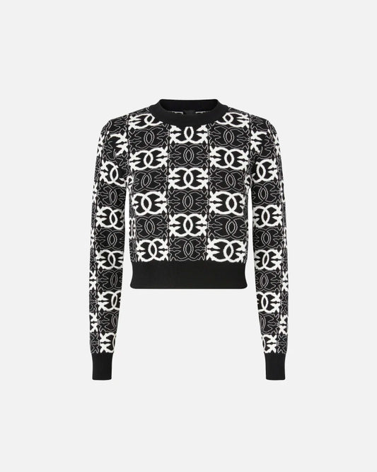 Pinko Maglia cropped con logo Love Birds Maglia GYPSIES