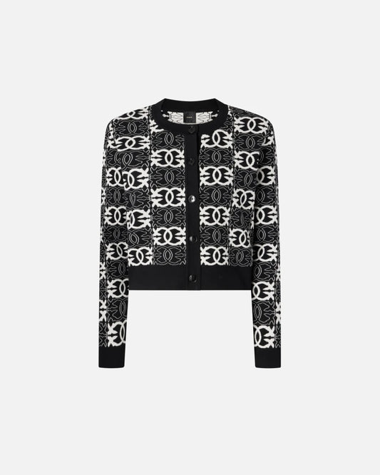 Pinko Cardigan con logo Love Birds FOUND SOMEONE