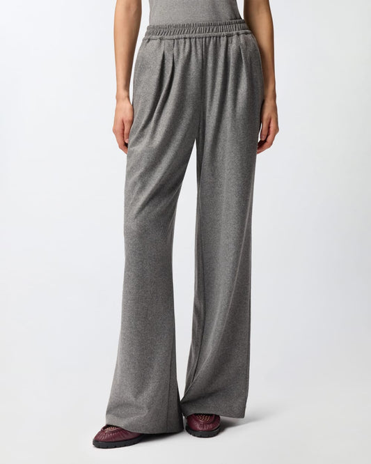 Pinko Pantaloni lunghi wide-leg in misto lana