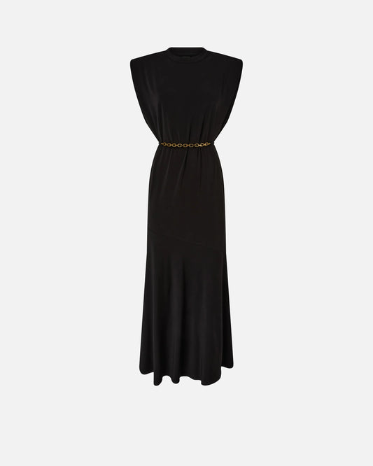 Pinko Abito lungo smanicato con catena Alexiana