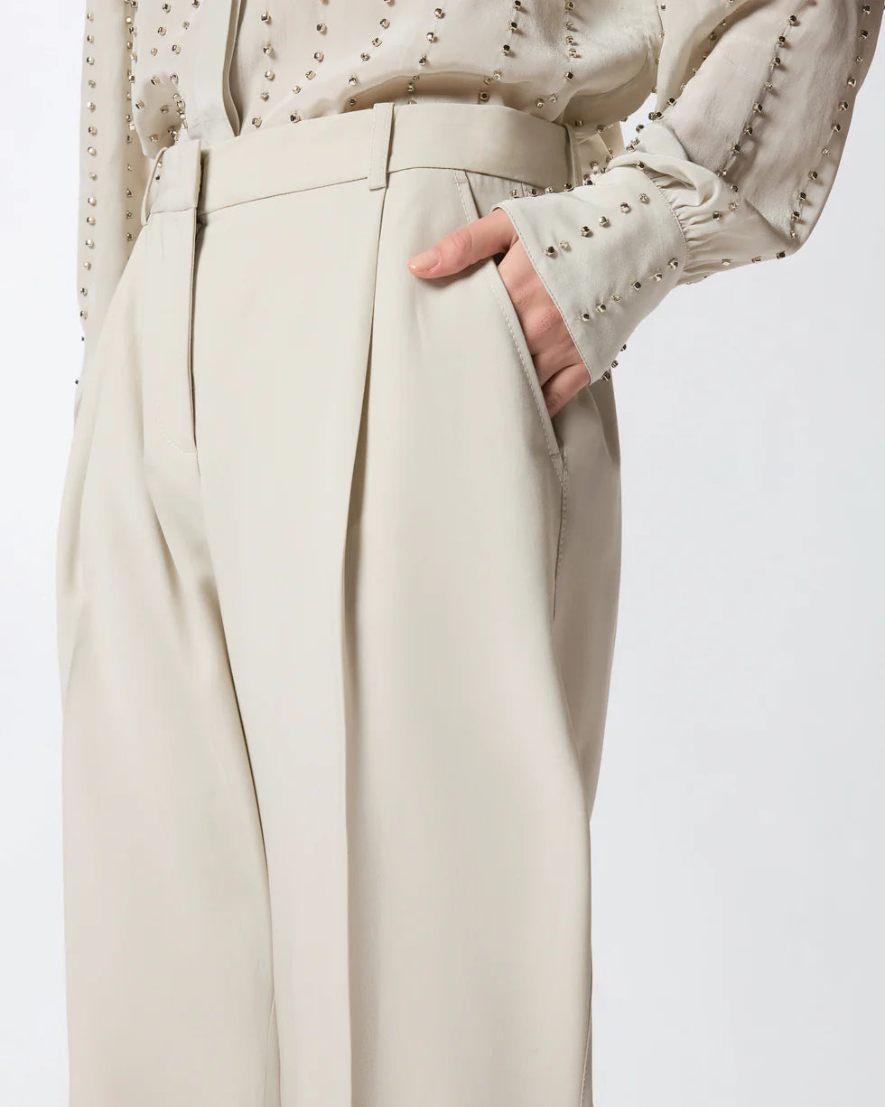 Pinko Pantaloni fluidi con piega stirata