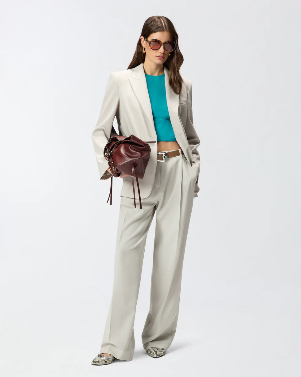 Pinko Blazer fluido con spacco posteriore