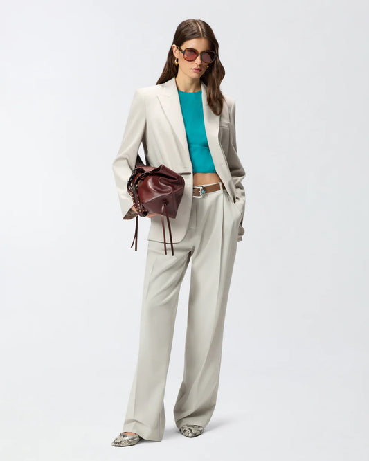 Pinko Blazer fluido con spacco posteriore