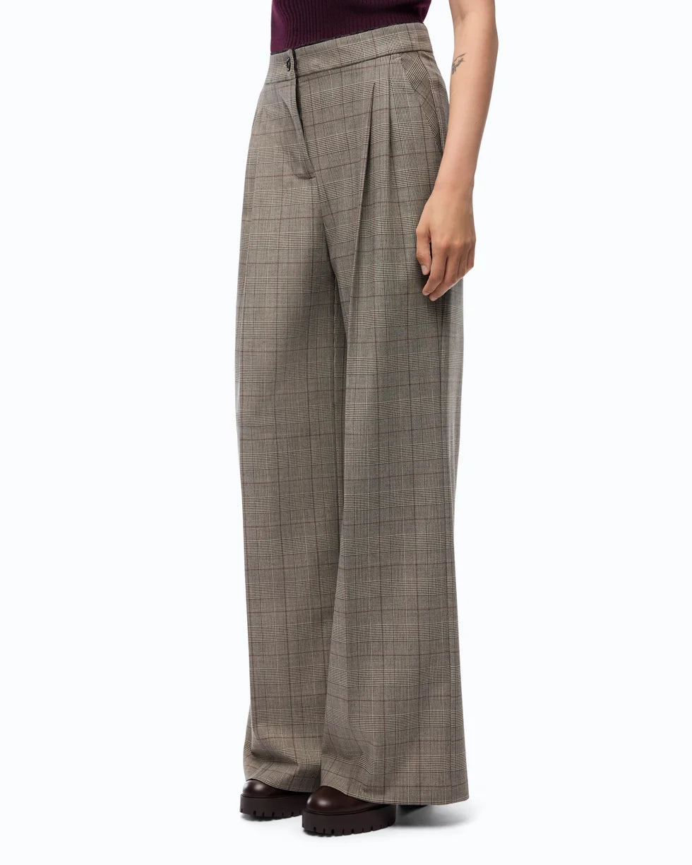 Pinko Pantaloni ampi a quadri