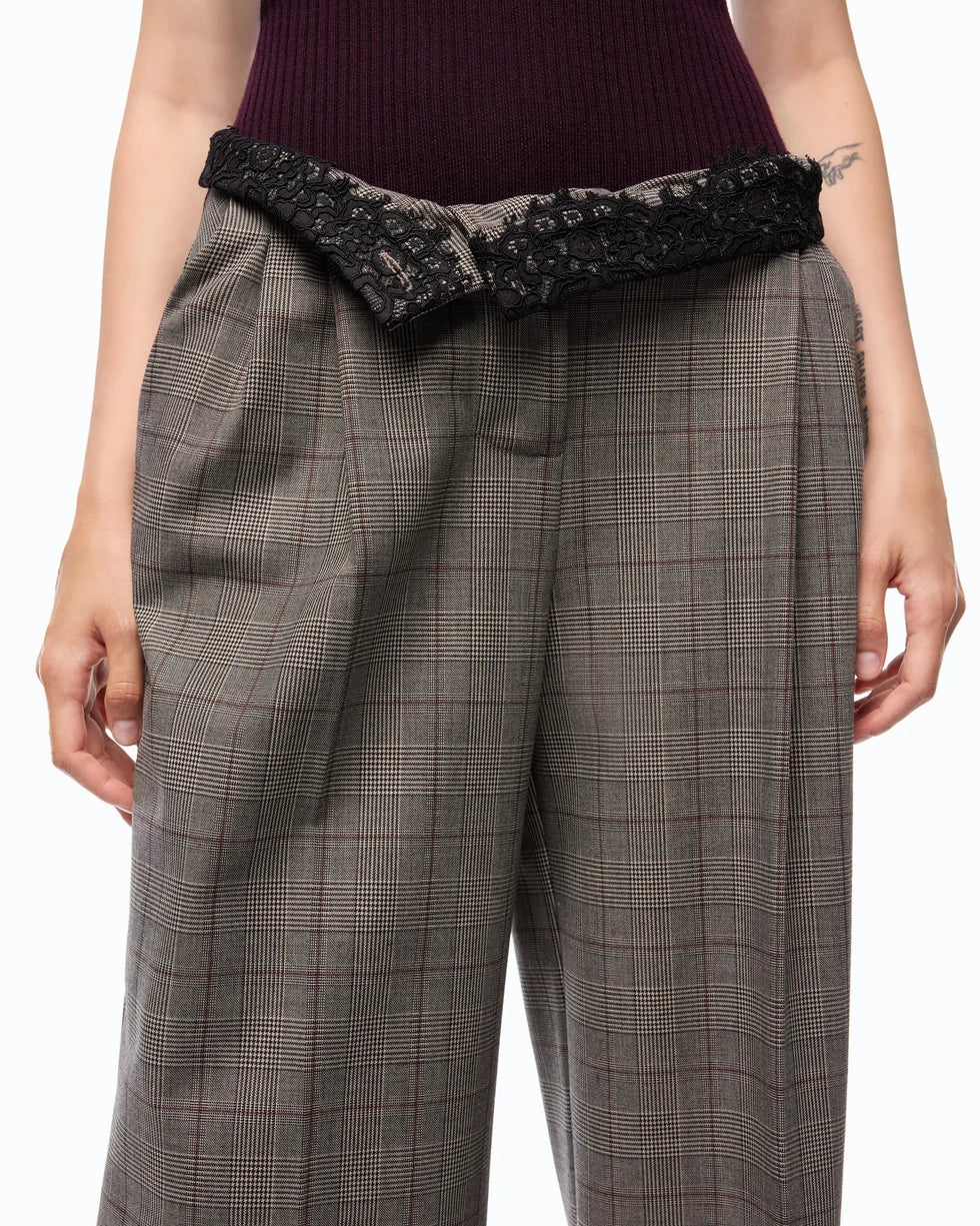 Pinko Pantaloni ampi a quadri