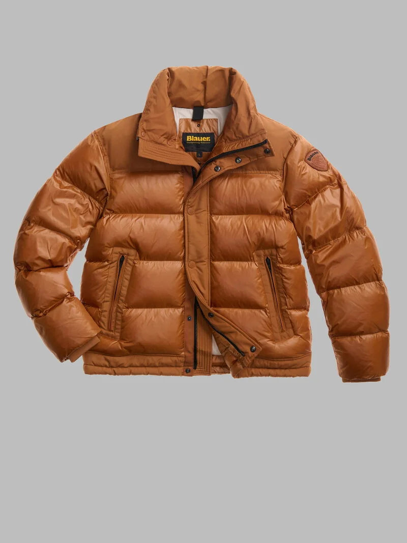 Blauer GIUBBETTO NYLON E TASLAN PERKINS col noce