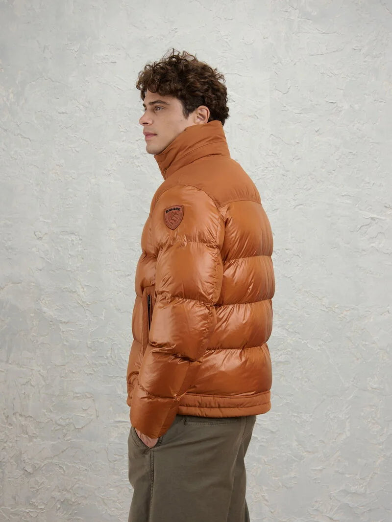 Blauer GIUBBETTO NYLON E TASLAN PERKINS col noce