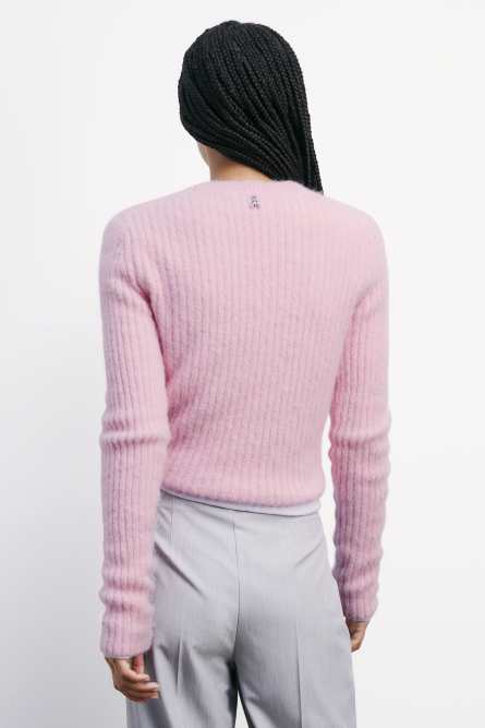 Patrizia Pepe Maglia girocollo a costine