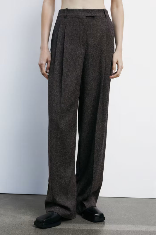 Patrizia Pepe Pantaloni strutturati con pieghe