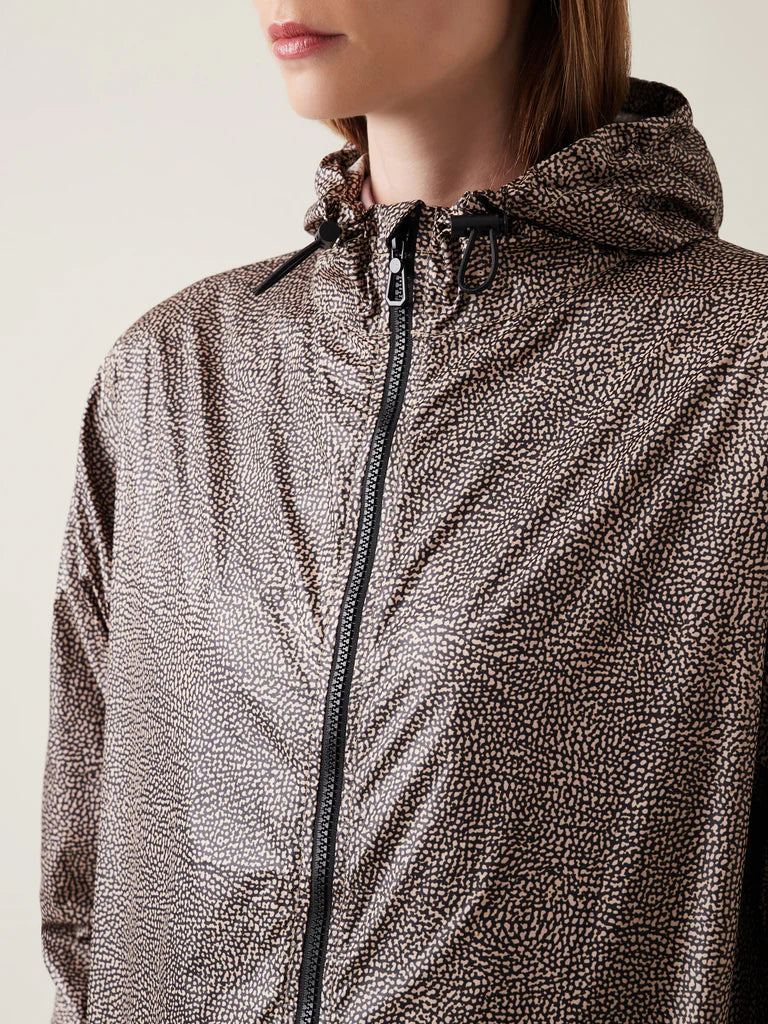 Borbonese Giacca Antivento di Tessuto Riciclato OP naturale