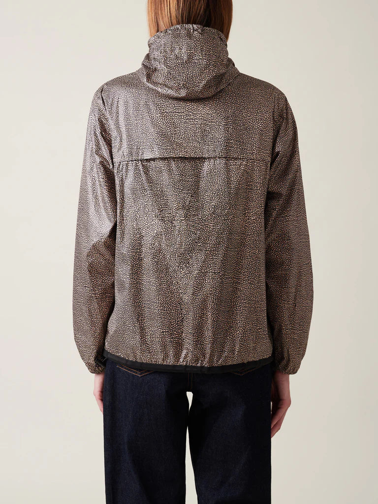 Borbonese Giacca Antivento di Tessuto Riciclato OP naturale