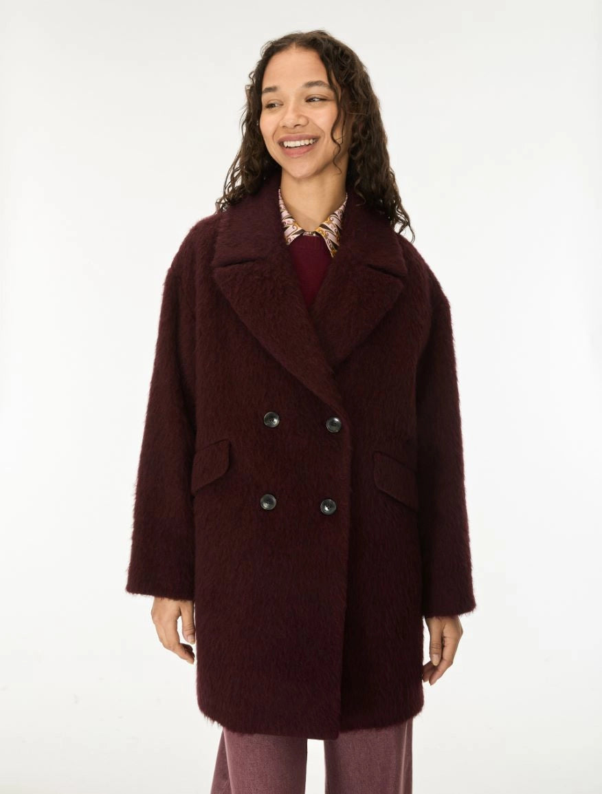 iBlues CAPPOTTO IN PANNO Bordeaux