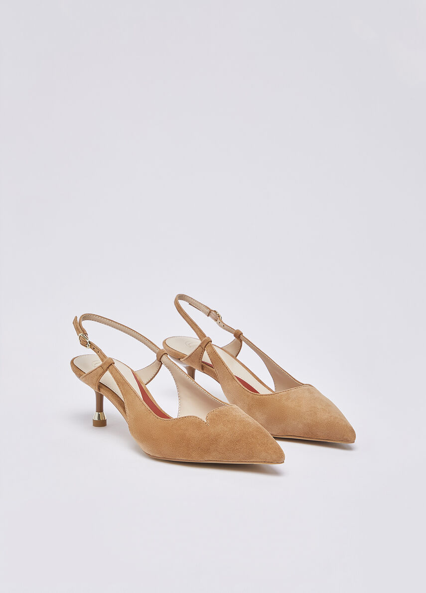 Liu Jo Slingback in camoscio