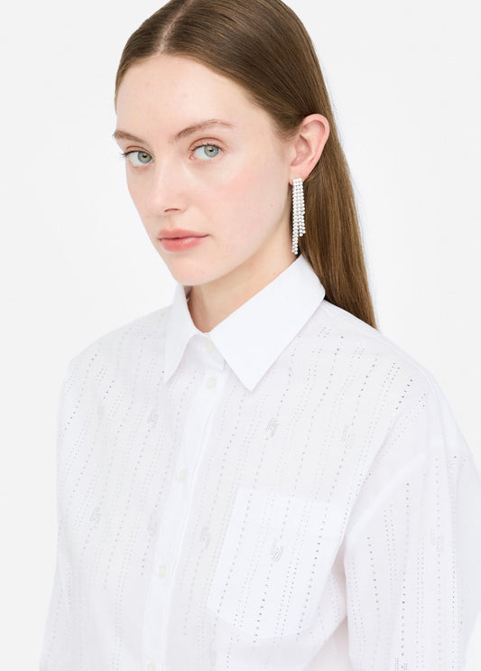 Liu Jo Camicia in cotone con strass