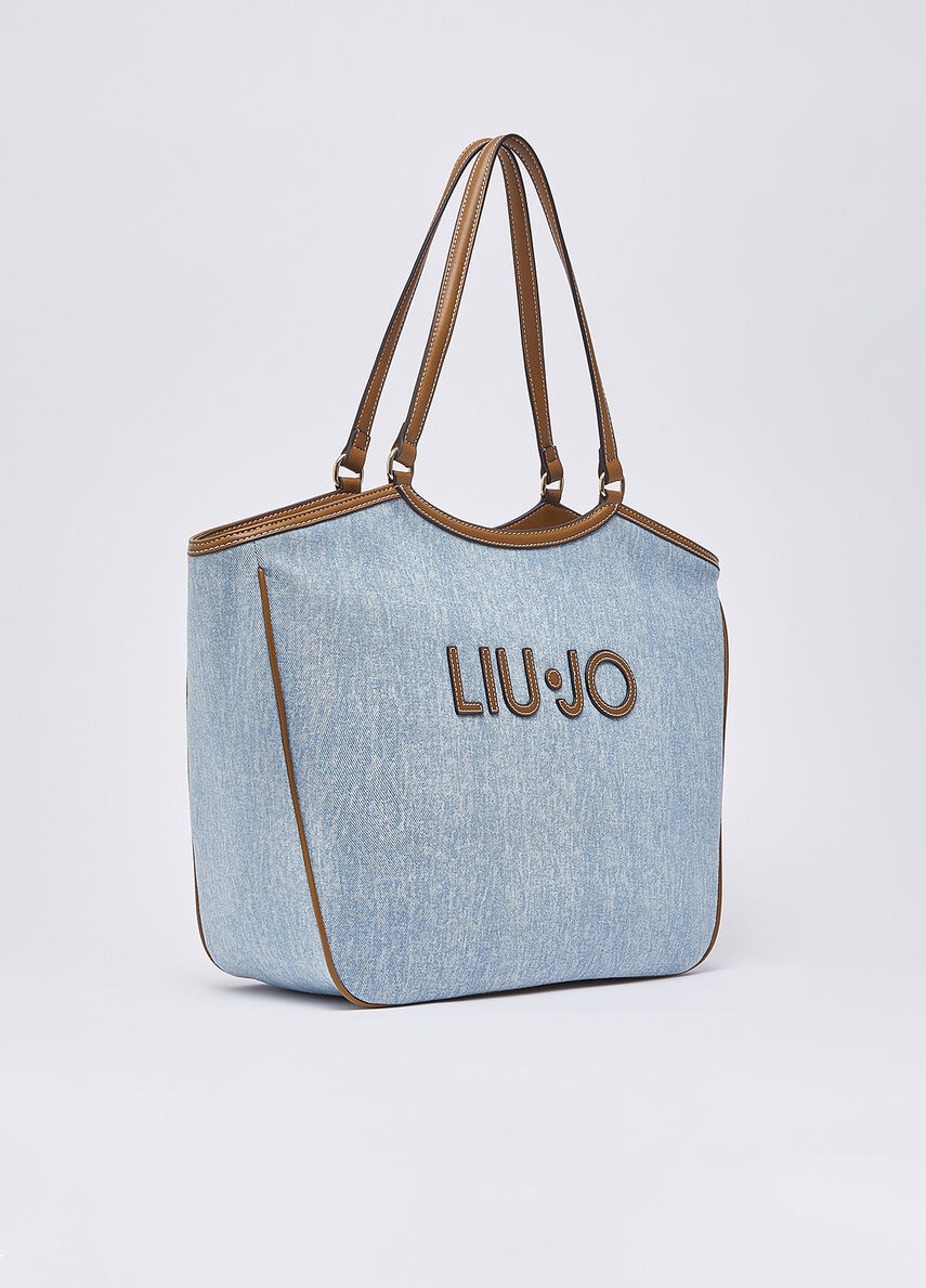 Liu Jo Borsa tote grande in denim