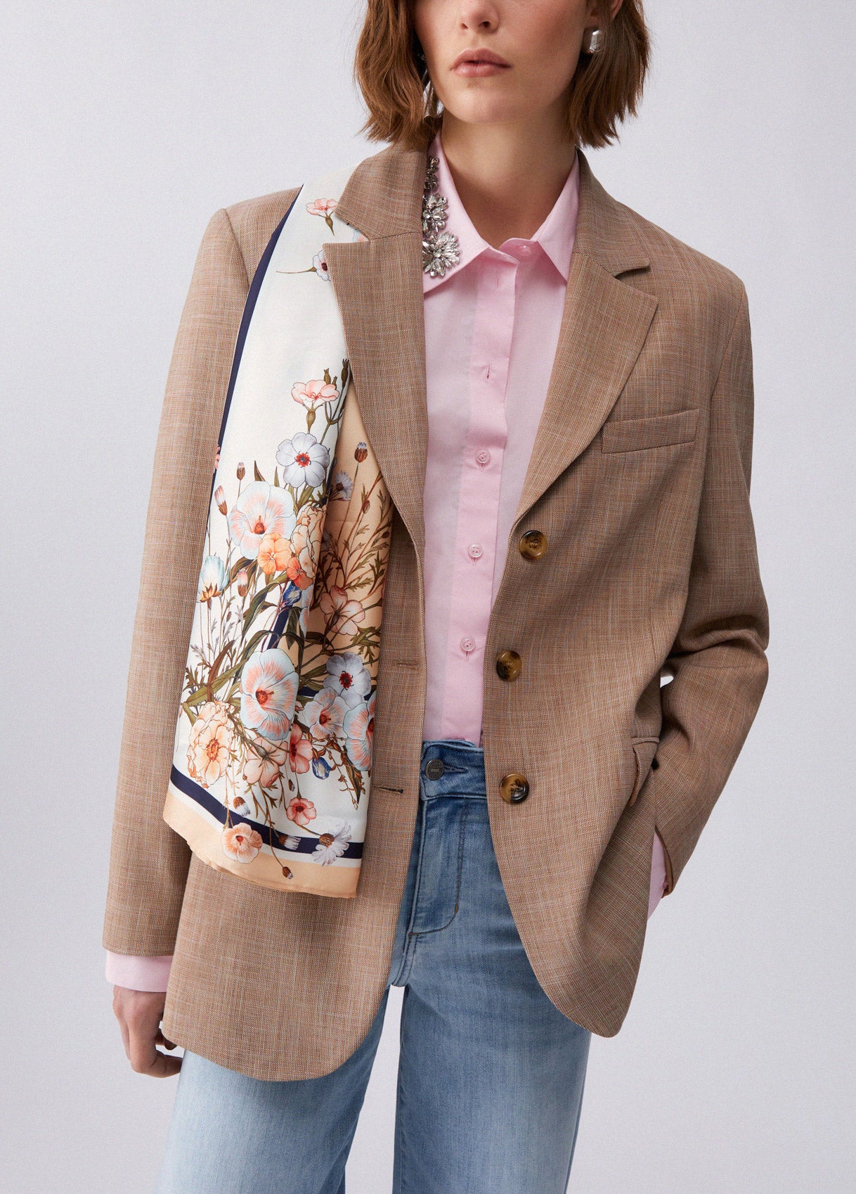 Liu Jo Blazer con foulard