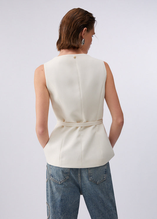 Liu Jo Gilet con cintura