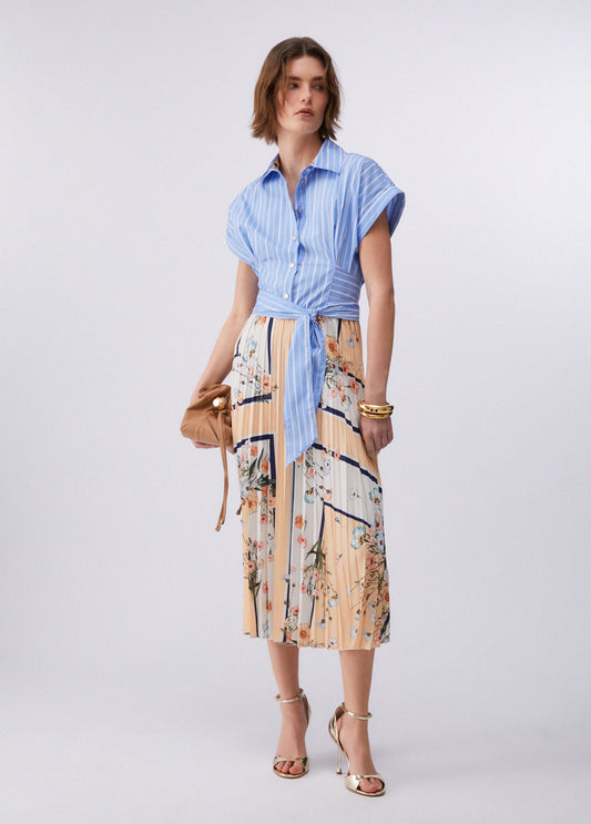 Liu Jo Abito midi plissettato