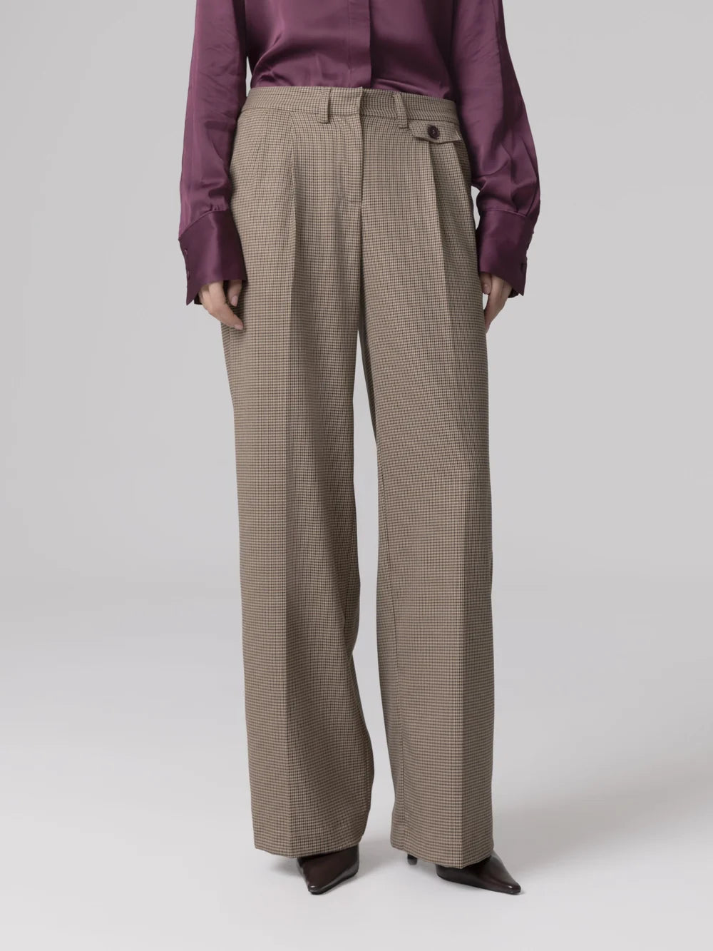 Mar De Margaritas Pantaloni dritti con pinces