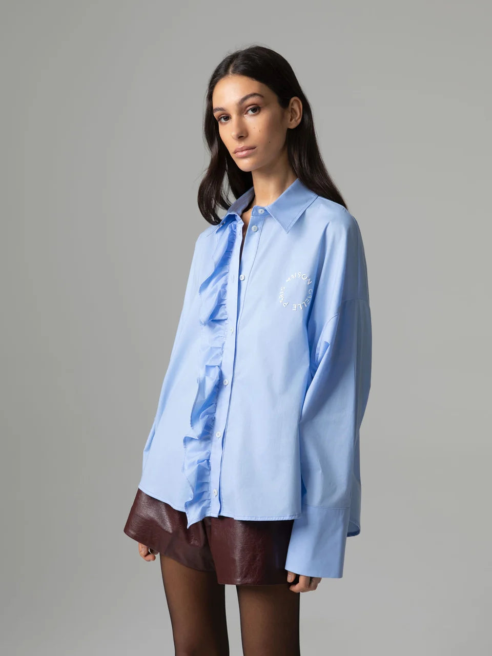 Gaelle Camicia over con rouche