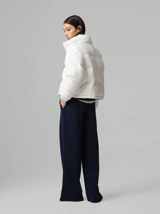 Gaelle Bomber in maglia con ricamo logo lato cuore