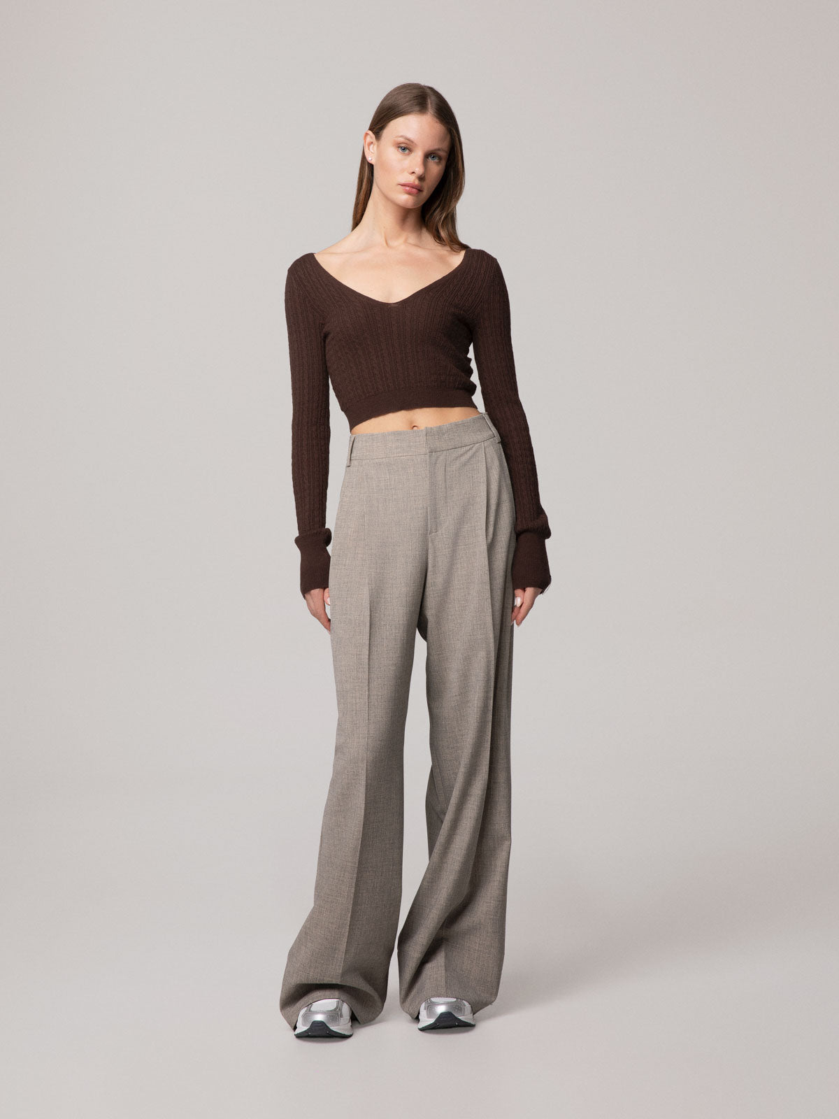 Hinnominate Pantalone over con doppia pences in poliviscosa