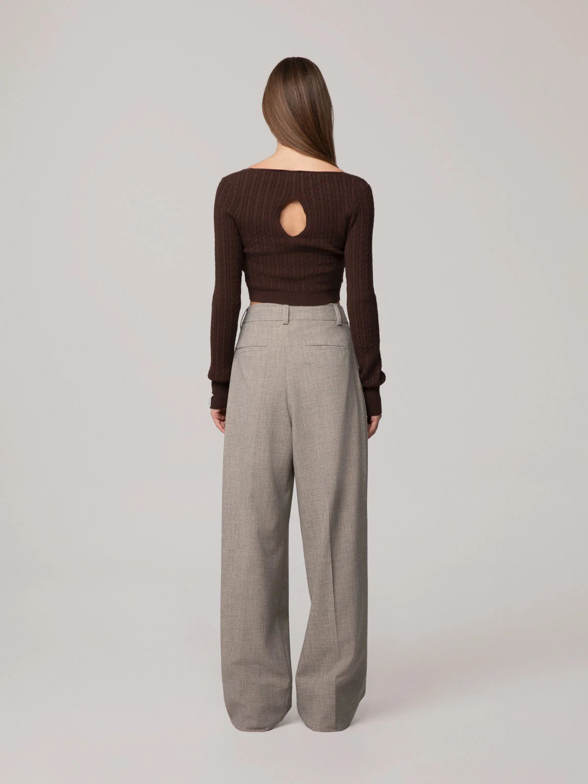 Hinnominate Pantalone over con doppia pences in poliviscosa
