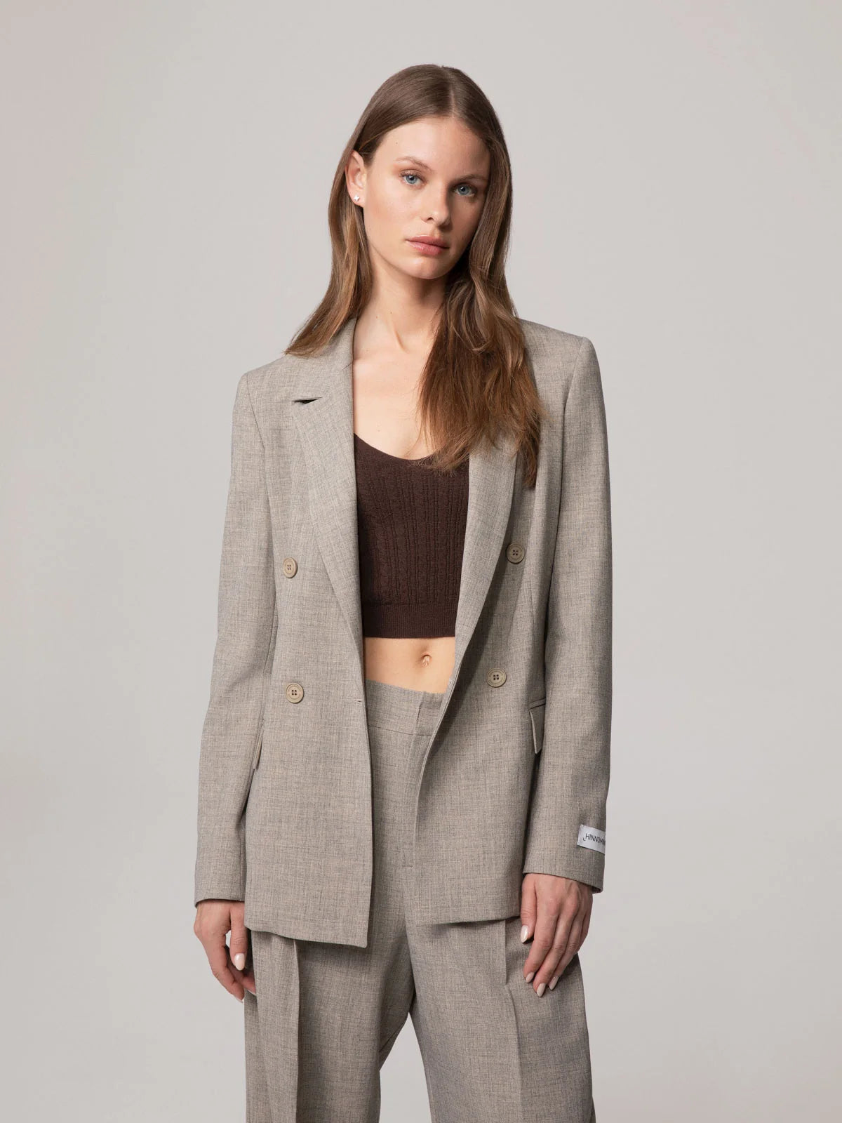 Hinnominate Blazer doppiopetto in poliviscosa