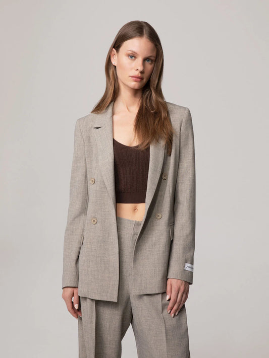 Hinnominate Blazer doppiopetto in poliviscosa