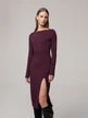 Hinnominate Long dress midi in viscosa